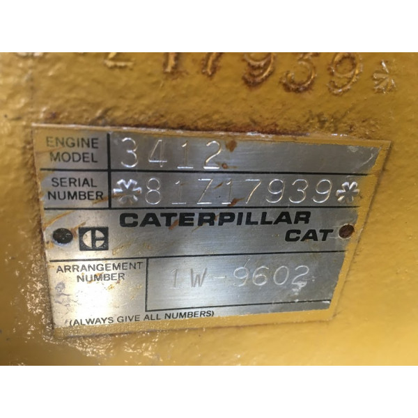 Caterpillar Serial Number Year Of Manufacture